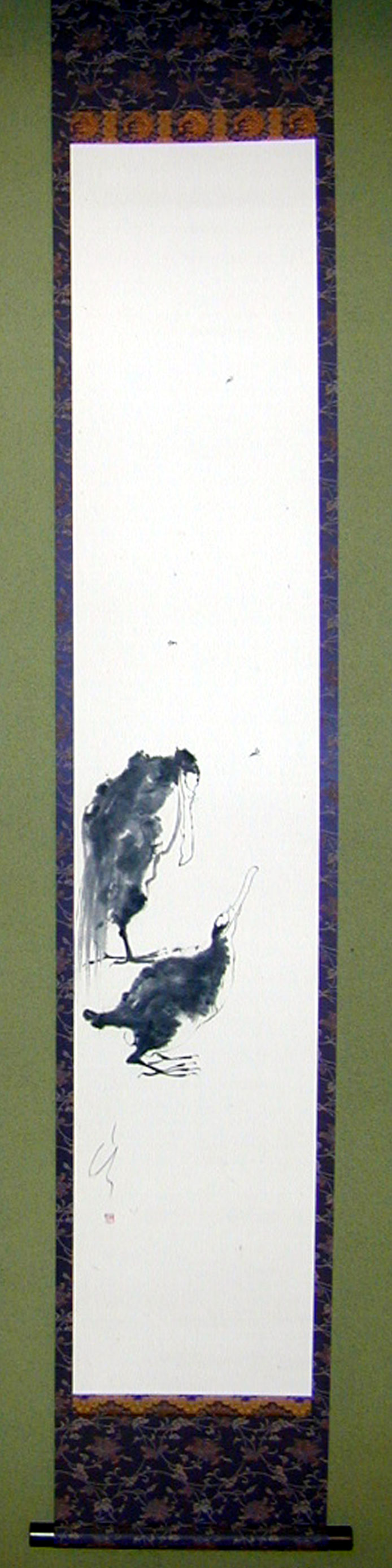 「鳥　一念無相」画