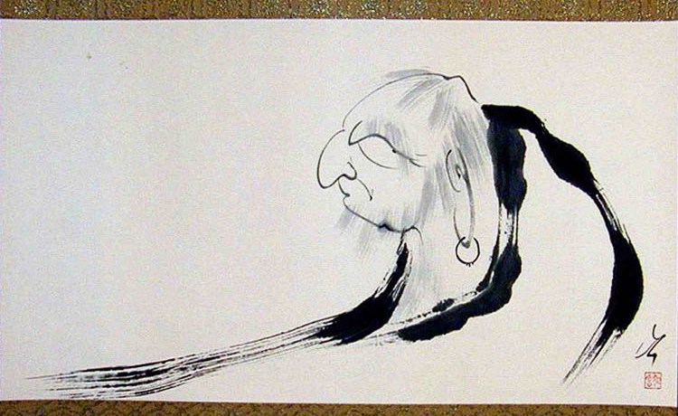 「達磨」画