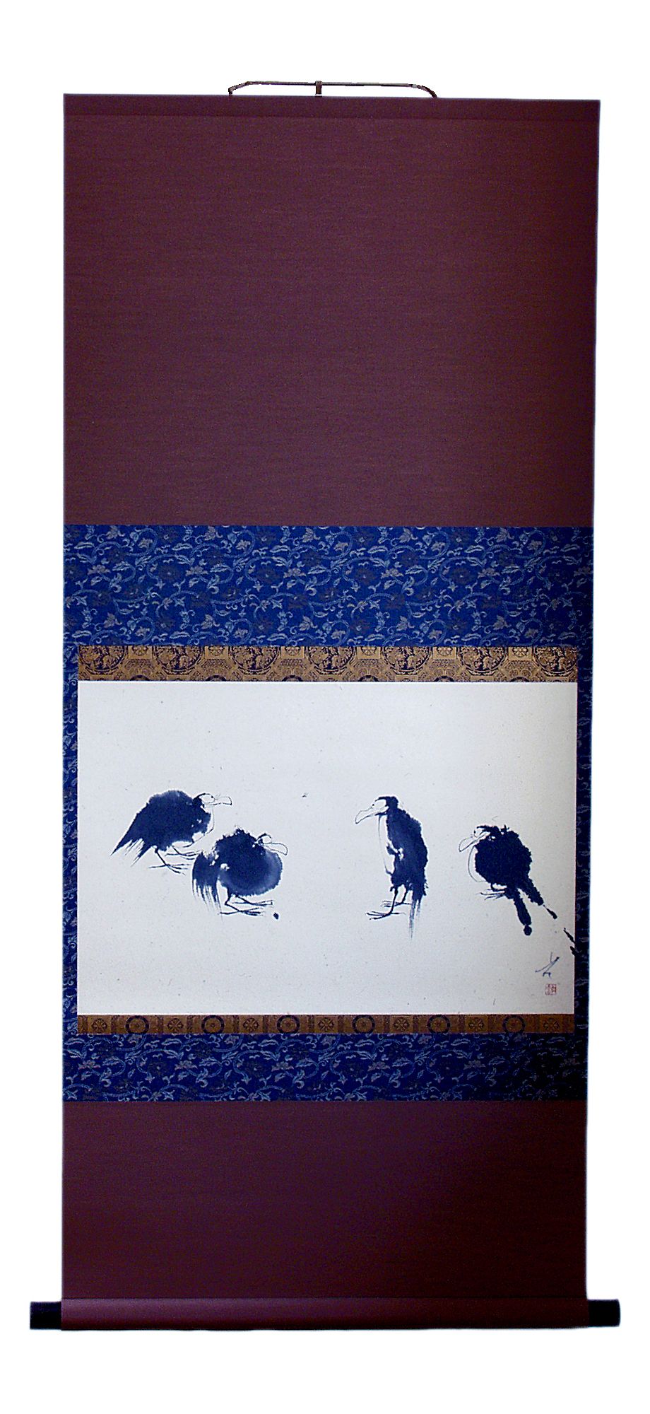 「鳥　一念無相」画