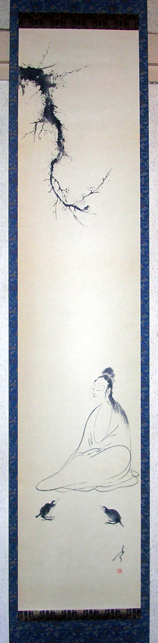｢白衣観音と鳥｣