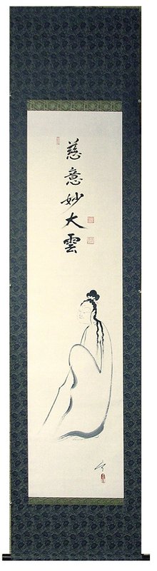 「観音」　画