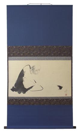 「達磨と鳥」